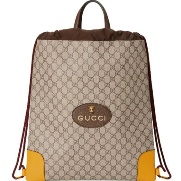 Gucci GG Supreme drawstring backpack main image 4